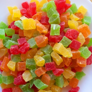 250 Grs - Papaya Deshidratada En Cubos